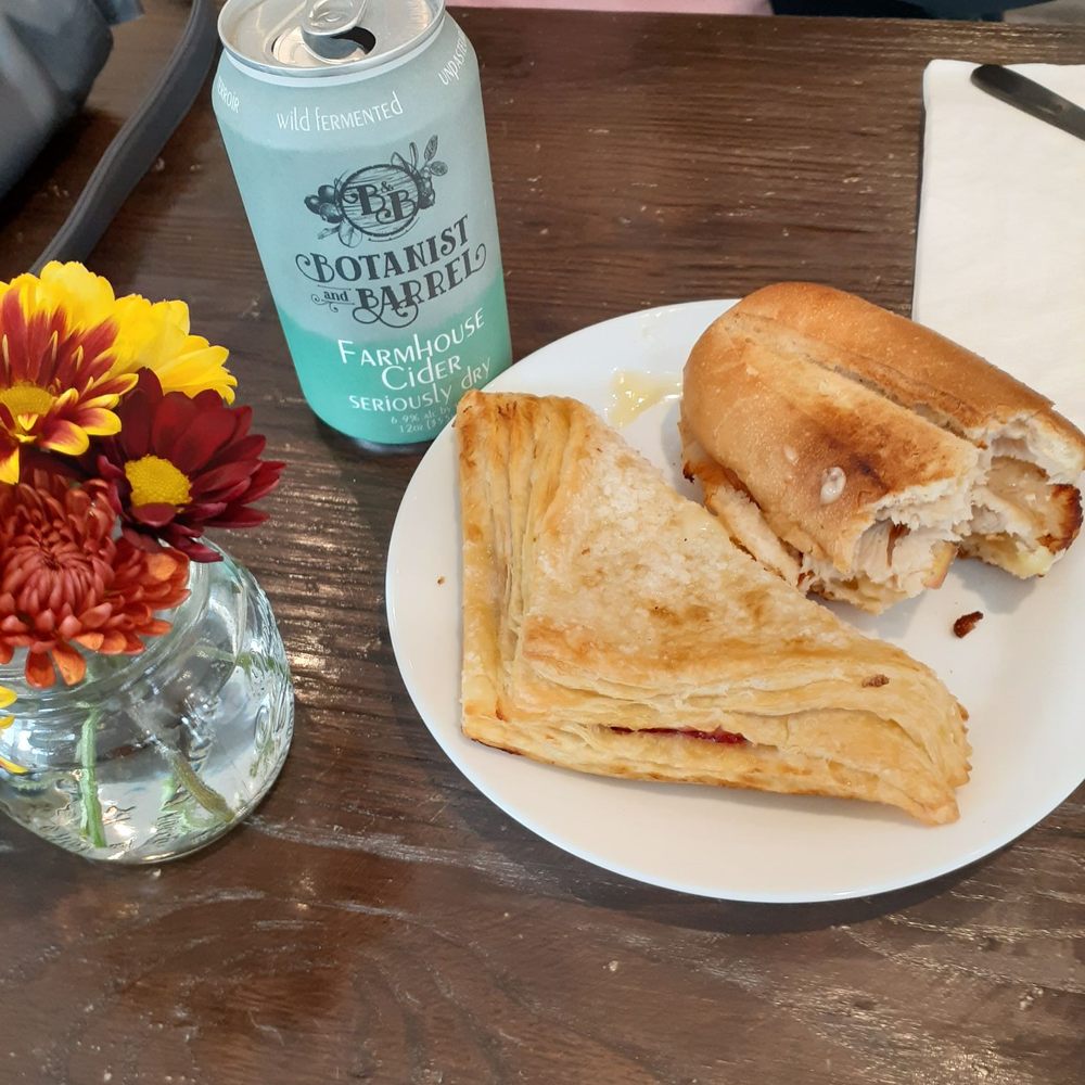 Cedar Mountain Outpost - Turkey and brie, cherry turnover, cider - Delis Near Me - Brevard, North Carolina Cedar Mountain Outpost - Turkey and brie, cherry turnover, cider - Delis Near Me - Brevard, North Carolina