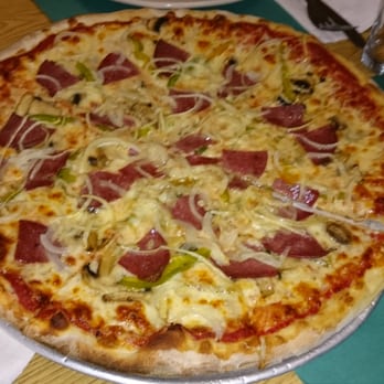 The Pleasant Cafe - Works without anchovy - Pizza Near Me - Roslindale, Massachusetts