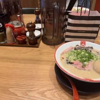 Ramen Nagi - The table set up - Ramen Near Me - Costa Mesa, California