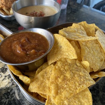 Topgolf - Queso blanco with tortilla chips and salsa. - Golf Near Me - San Jose, California Topgolf - Queso blanco with tortilla chips and salsa. - Golf Near Me - San Jose, California