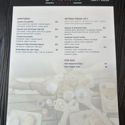 Ripon Social - Happy Hour Menu