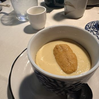 Kyushu Sushi - Steamed egg with uni. - Sushi Bars Near Me - Pasadena, California Kyushu Sushi - Steamed egg with uni. - Sushi Bars Near Me - Pasadena, California