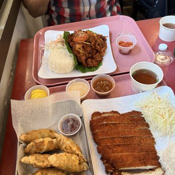 Sirok - A4. Fried Pork Dumplings (S), F13. Chicken Katsu (S), F2. Bulgogi Dupbap (R) - Korean Near Me - Chantilly, Virginia Sirok - A4. Fried Pork Dumplings (S), F13. Chicken Katsu (S), F2. Bulgogi Dupbap (R) - Korean Near Me - Chantilly, Virginia