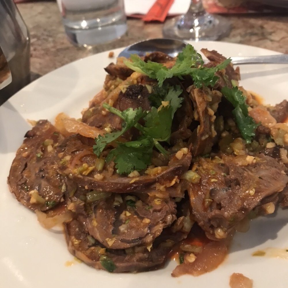 Roast Beef Tendon and Tripe with Chili Sauce