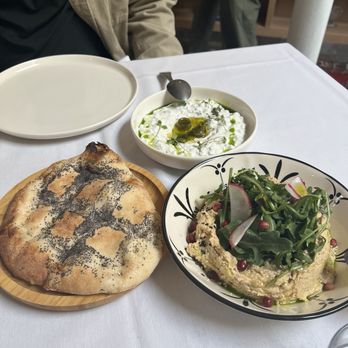 Bosforo - Smoked cacik and herbed hummus - Turkish Near Me - San Diego, California