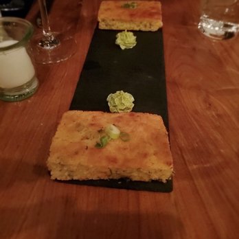 Anomaly SF - Cornbread! Blissfully warm and served with a green-inspired butter - New American Near Me - San Francisco, California Anomaly SF - Cornbread! Blissfully warm and served with a green-inspired butter - New American Near Me - San Francisco, California