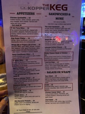 Menu photo 2 Kopper Keg West Las Vegas, NV Menu photo 2 Kopper Keg West Las Vegas, NV