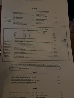Menu photo 2 FX Buckley Dublin, D
