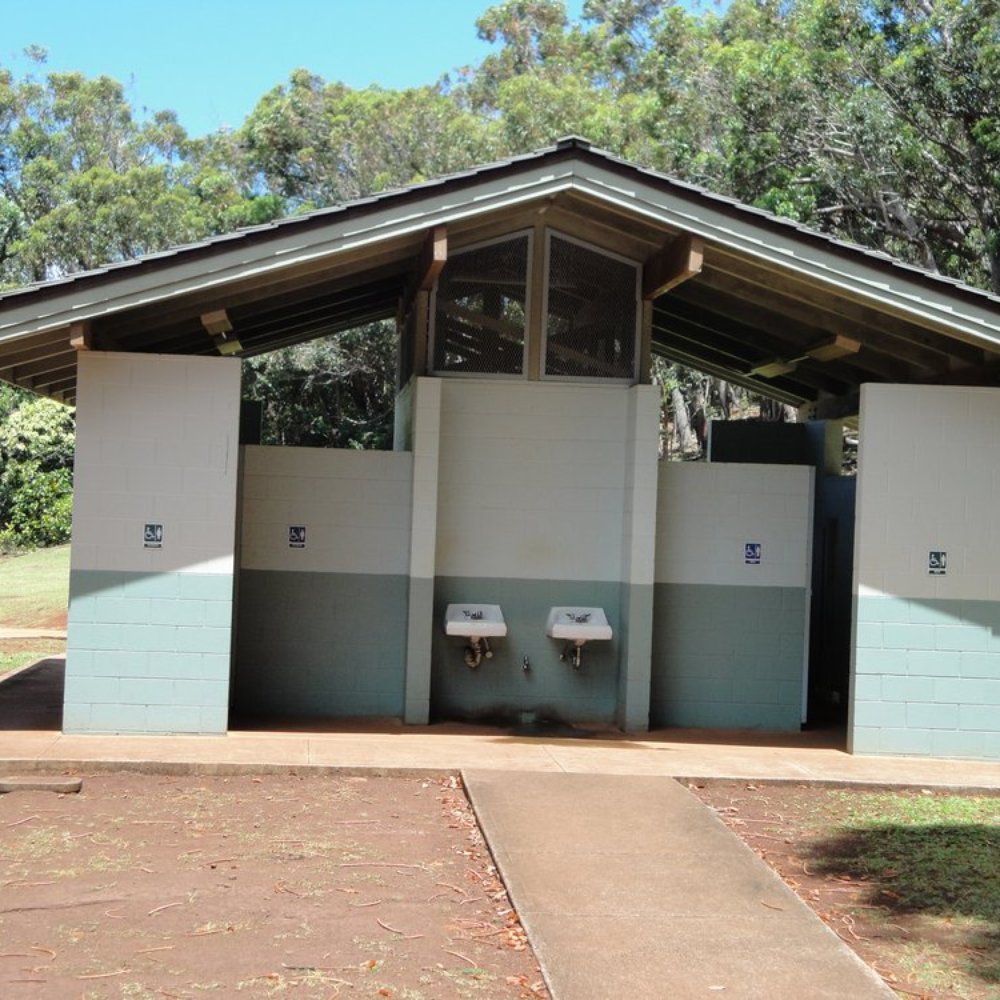 Aiea Loop Trail - One of the many bathrooms available - Hiking Near Me - Aiea, Hawaii