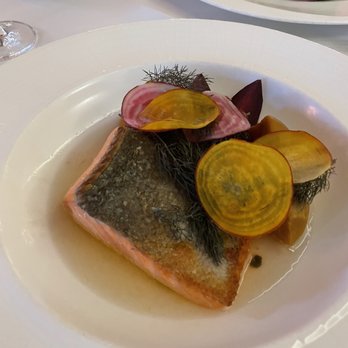 Dry Creek Kitchen - Salmon entree - New American Near Me - Healdsburg, California Dry Creek Kitchen - Salmon entree - New American Near Me - Healdsburg, California