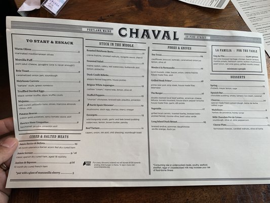 Menu photo 6 Chaval Portland, ME