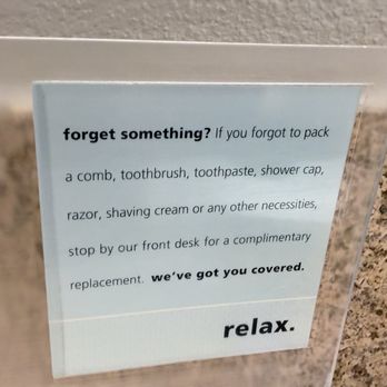 Hampton Inn & Suites Madera - Here is what's in the bathroom and it states shower cap! - Hotels Near Me - Madera, California Hampton Inn & Suites Madera - Here is what's in the bathroom and it states shower cap! - Hotels Near Me - Madera, California