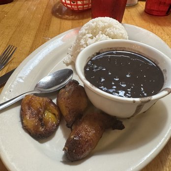 Marios - 3 halves of plantains. Like what kinda portion is that? Got more beans than rice too? - Latin American Near Me - Homestead, Florida Marios - 3 halves of plantains. Like what kinda portion is that? Got more beans than rice too? - Latin American Near Me - Homestead, Florida