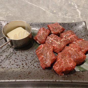 Ishoni Yakiniku - Flap meat with garlic butter - Barbeque Near Me - Seattle, Washington Ishoni Yakiniku - Flap meat with garlic butter - Barbeque Near Me - Seattle, Washington