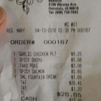 Fresh Catch - check..order at the counter - Hawaiian Near Me - Honolulu, Hawaii Fresh Catch - check..order at the counter - Hawaiian Near Me - Honolulu, Hawaii
