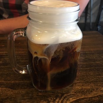 The Bean Yard Coffee House - Cold brew with cold foam. Perfect! - Coffee Roasteries Near Me - Sandy, Utah