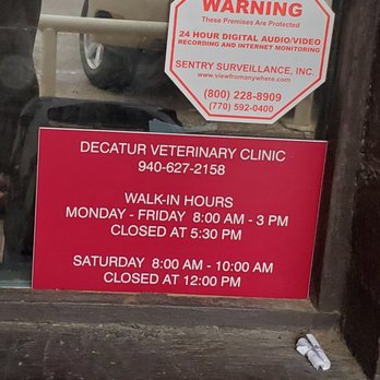Decatur Veterinary Clinic - Office info. - Veterinarians Near Me - Decatur, Texas Decatur Veterinary Clinic - Office info. - Veterinarians Near Me - Decatur, Texas