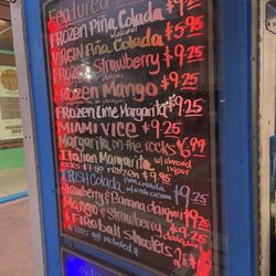 Coffee Shop - Menu
