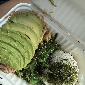 Jus' Poke - Create your own. Spicy tuna, imitation crab, avocado, seaweed salad,rice - Hawaiian Near Me - Redondo Beach, California Jus' Poke - Create your own. Spicy tuna, imitation crab, avocado, seaweed salad,rice - Hawaiian Near Me - Redondo Beach, California