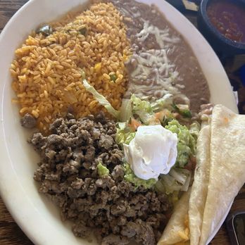 Fonda Don Chon - Deconstructed asada burrito plate from El Camichin. - Mexican Near Me - Covina, California