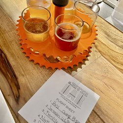 Whole Foods Market - Beer flight (five 4 oz glasses) $10