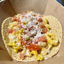 Fresh Papi - breakfast taco (two eggs, pico, and cheese)
