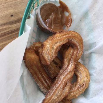 Chalos - Plain churro with dulce de leche dipping sauce - Coffee & Tea Near Me - San Francisco, California