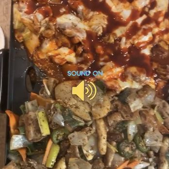 Luv Dduk - Gopchang (salt) and bool dak with extra cheese ($3 for extra cheese) - Korean Near Me - Cerritos, California