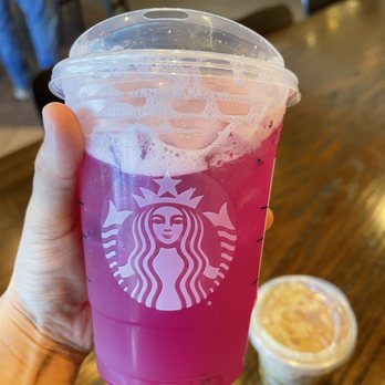 Starbucks - Mango dragonfruit with lemonade - Coffee & Tea Near Me - Lacey, Washington Starbucks - Mango dragonfruit with lemonade - Coffee & Tea Near Me - Lacey, Washington