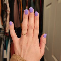 Beautiful GelX (hard gel) application by Hien -- natural nails with gel