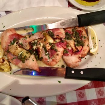Buca di Beppo Italian Restaurant - Small Chicken Saltimbocca - Italian Near Me - Brea, California