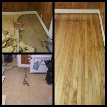 Sullivan Wood Floors - Removal of many layers of old flooring and refinished maple - Refinishing Services Near Me Sullivan Wood Floors - Removal of many layers of old flooring and refinished maple - Refinishing Services Near Me