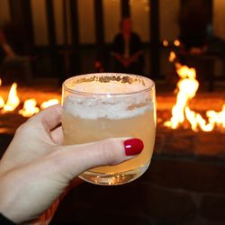 Toro - For welcome cocktails we had Pineapple Mezcal Sours made with mezcal, pineapple, lime agave, Palo Santo bitters & egg white.