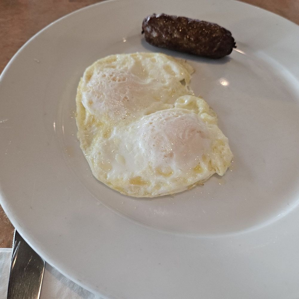 Keno's Restaurant - Side 2-Eggs and Sausage (with French Toast Combo) - American Near Me - Anaheim, California Keno's Restaurant - Side 2-Eggs and Sausage (with French Toast Combo) - American Near Me - Anaheim, California