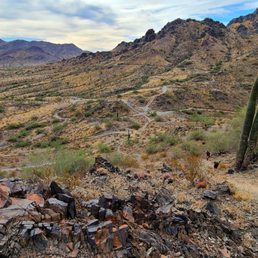 Hiking. Hiking.