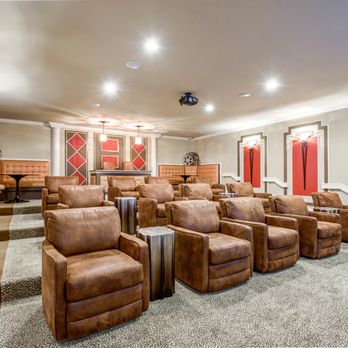 Adeline At White Oak - Club movie theater at Adeline at White Oak Apartments in Garner, NC - Apartments Near Me - Garner, North Carolina