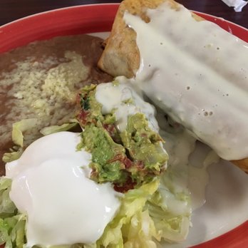 Casa Oaxaca Mexican Restaurant - Beef Chimichanga! - Mexican Near Me - West Columbia, South Carolina