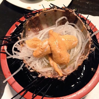 Mr. Sushi - Fresh Uni (sea urchin) in its own shell - Sushi Bars Near Me - Valencia, California Mr. Sushi - Fresh Uni (sea urchin) in its own shell - Sushi Bars Near Me - Valencia, California