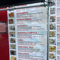 Taqueria La Marcelita - Menu July 2024
