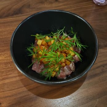 Spring - Tuna with tahini, chili, kohlrabi - New American Near Me - Marietta, Georgia