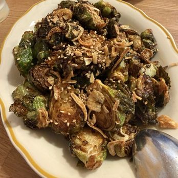 The Peached Tortilla - Sichuan Peach Glazed Brussels Sprouts - Asian Fusion Near Me - Austin, Texas The Peached Tortilla - Sichuan Peach Glazed Brussels Sprouts - Asian Fusion Near Me - Austin, Texas