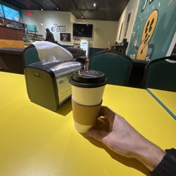 Donut Palace - Large coffee, affordable and delicious. Im grateful for this early morning shop