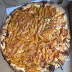 Nonna Artemisia's Pizzeria - Penne over ala Vodka Sauce Pizza