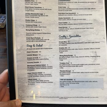 Crabby Maggie's - Menu pic front - Seafood Near Me - Strasburg, Virginia Crabby Maggie's - Menu pic front - Seafood Near Me - Strasburg, Virginia