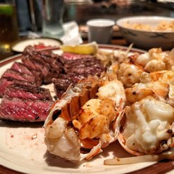 Tanaka of Tokyo East - Wagyu Steak and Lobster with Fried Rice