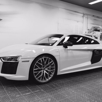 Fathers & Sons Audi - West Springfield - 2017 R8 Plus Coupe in Service Drive - Auto Repair Near Me - West Springfield, Massachusetts Fathers & Sons Audi - West Springfield - 2017 R8 Plus Coupe in Service Drive - Auto Repair Near Me - West Springfield, Massachusetts
