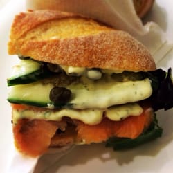Provence Artisan Bakers - The smoked salmon roll..