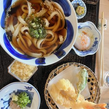 Zaru - Shrimp tempura udon, Onsen egg - Japanese Near Me - Orlando, Florida Zaru - Shrimp tempura udon, Onsen egg - Japanese Near Me - Orlando, Florida
