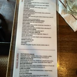 Menu Menu