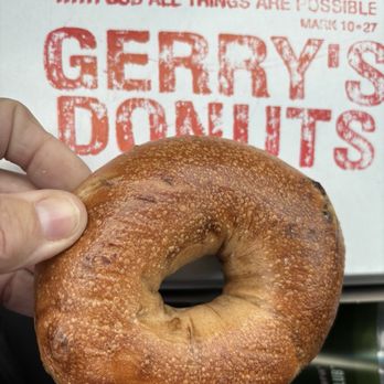 Gerry's Donuts - Cinnamon Raisin Bagel - Donuts Near Me - Ellington, Connecticut